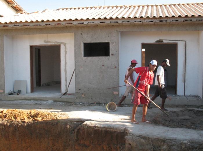 Imóvel em fase de acabamento externo