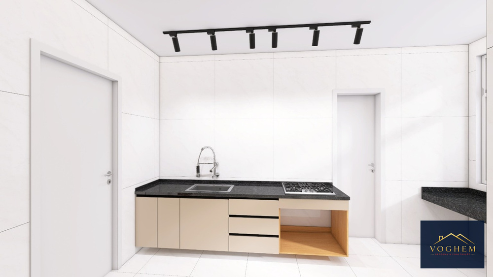 Projeto em 3D - cozinha planejada