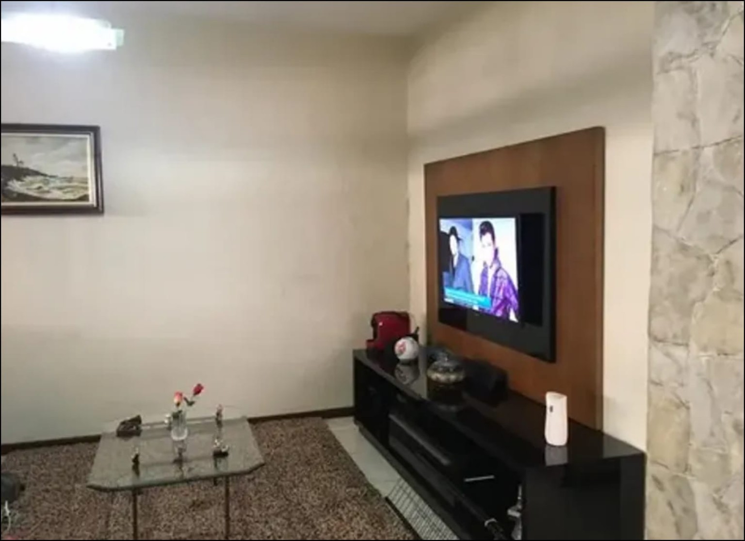 Sala de TV antes da reforma
